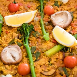 Paella de verduras